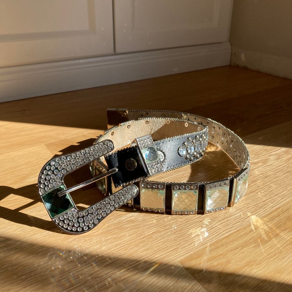 C&W Western Horse Wear Jeweled Bling Belt